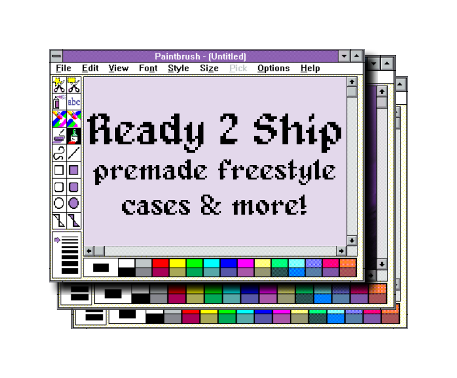 ☆ - ready2ship - Premade Freestyle Cases & More